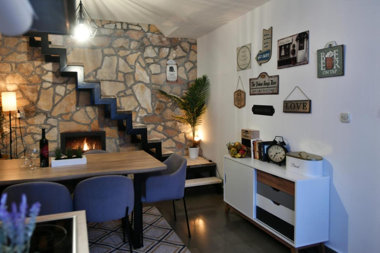 Škrip Robinson Crusoe Style House "Maslina"ヴィラ エクステリア 写真