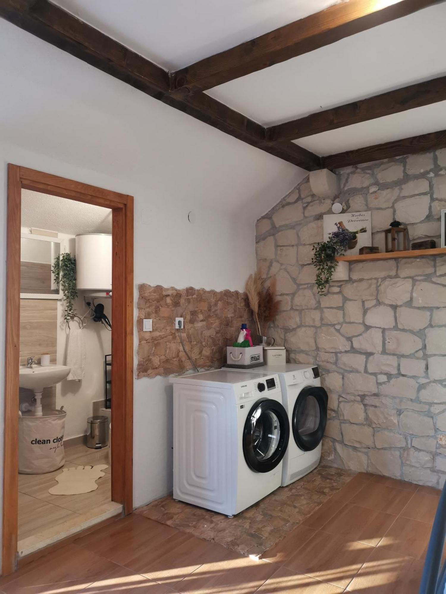 Škrip Robinson Crusoe Style House "Maslina"ヴィラ エクステリア 写真